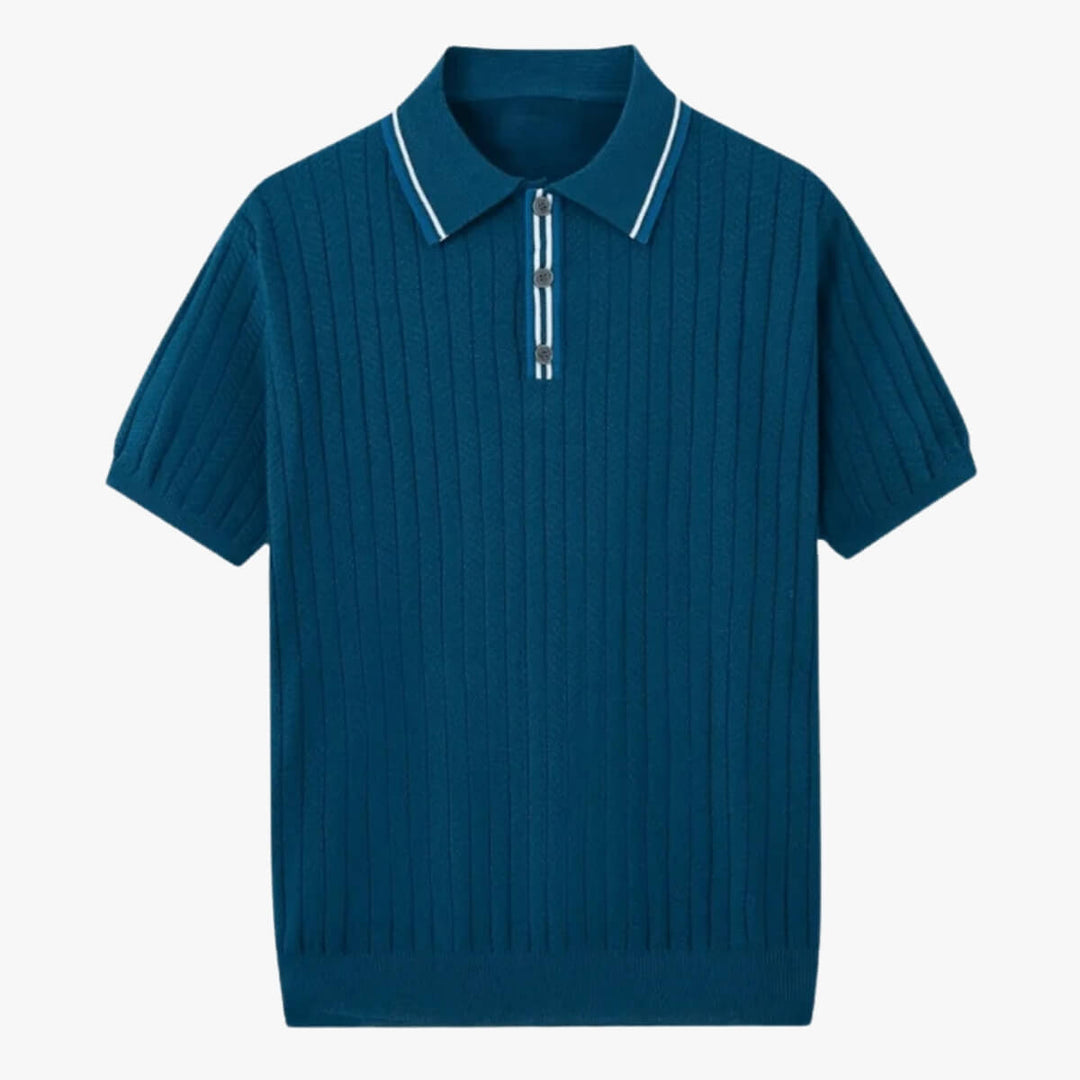 Sterling - Knitted Chevron Polo