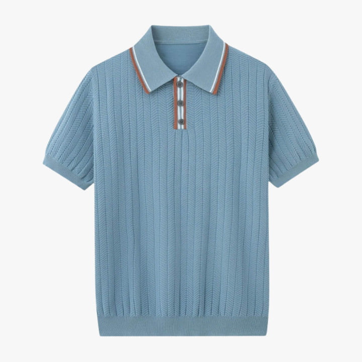 Sterling - Knitted Chevron Polo