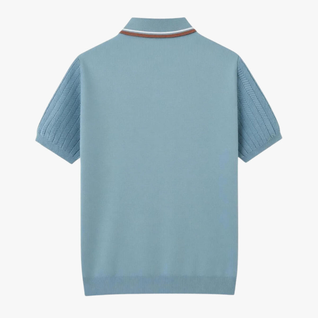 Sterling - Knitted Chevron Polo