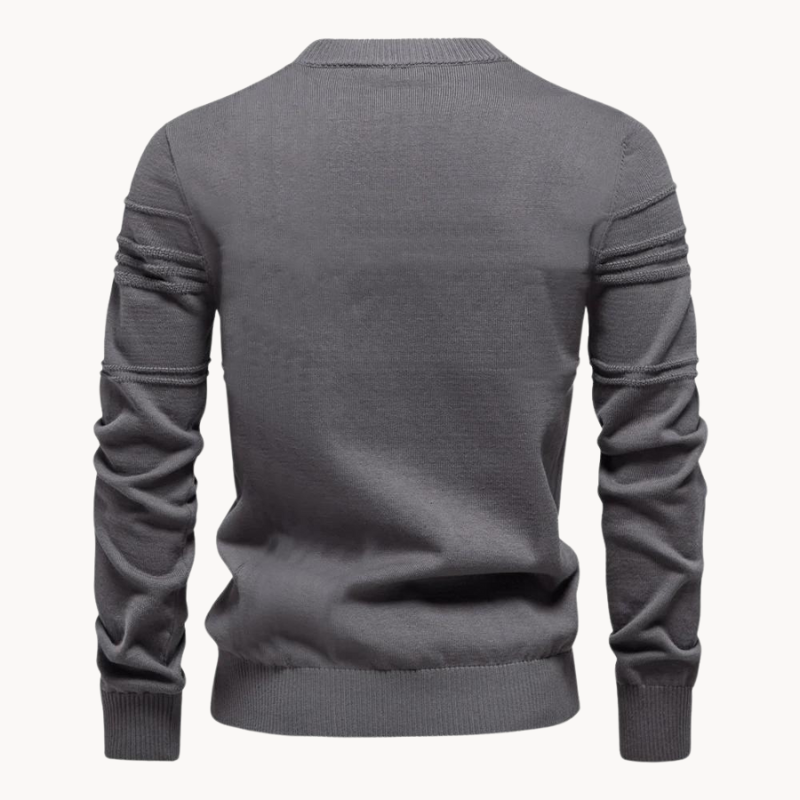 Sawyer - Textured Crewneck Sweater