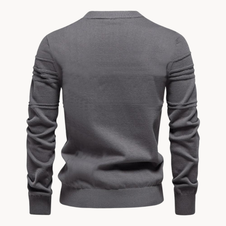 Sawyer - Textured Crewneck Sweater