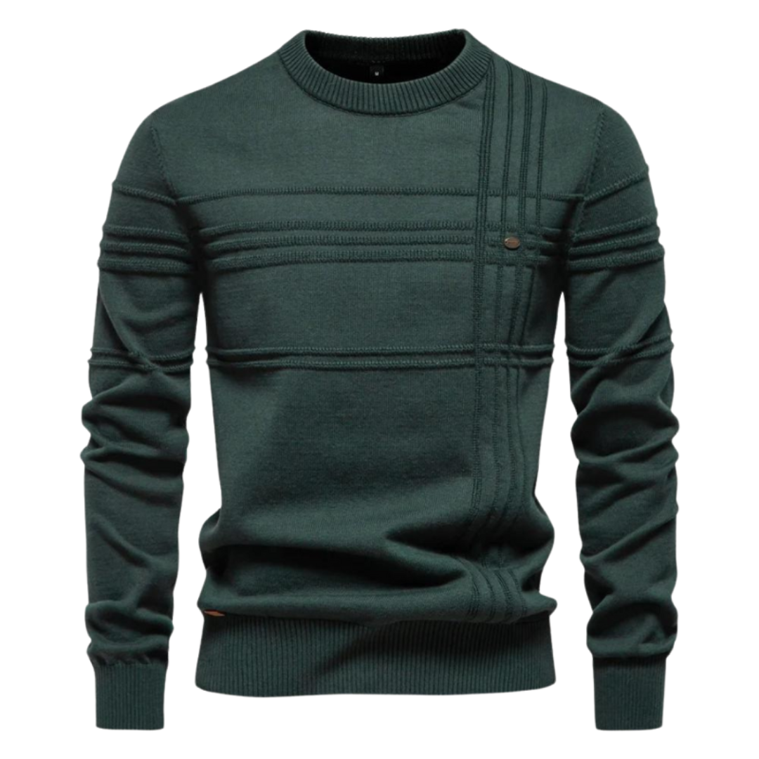 Sawyer - Textured Crewneck Sweater