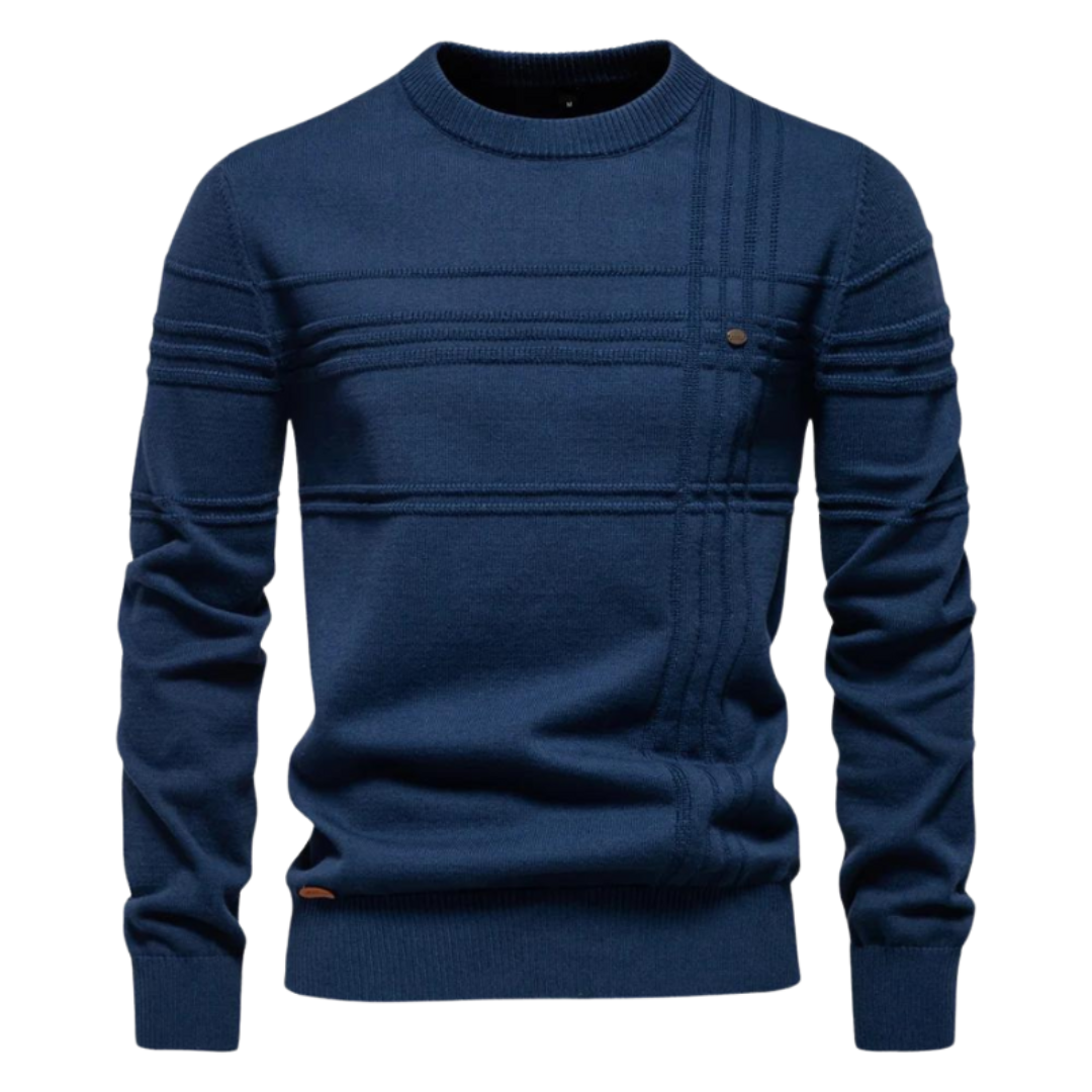 Sawyer - Textured Crewneck Sweater