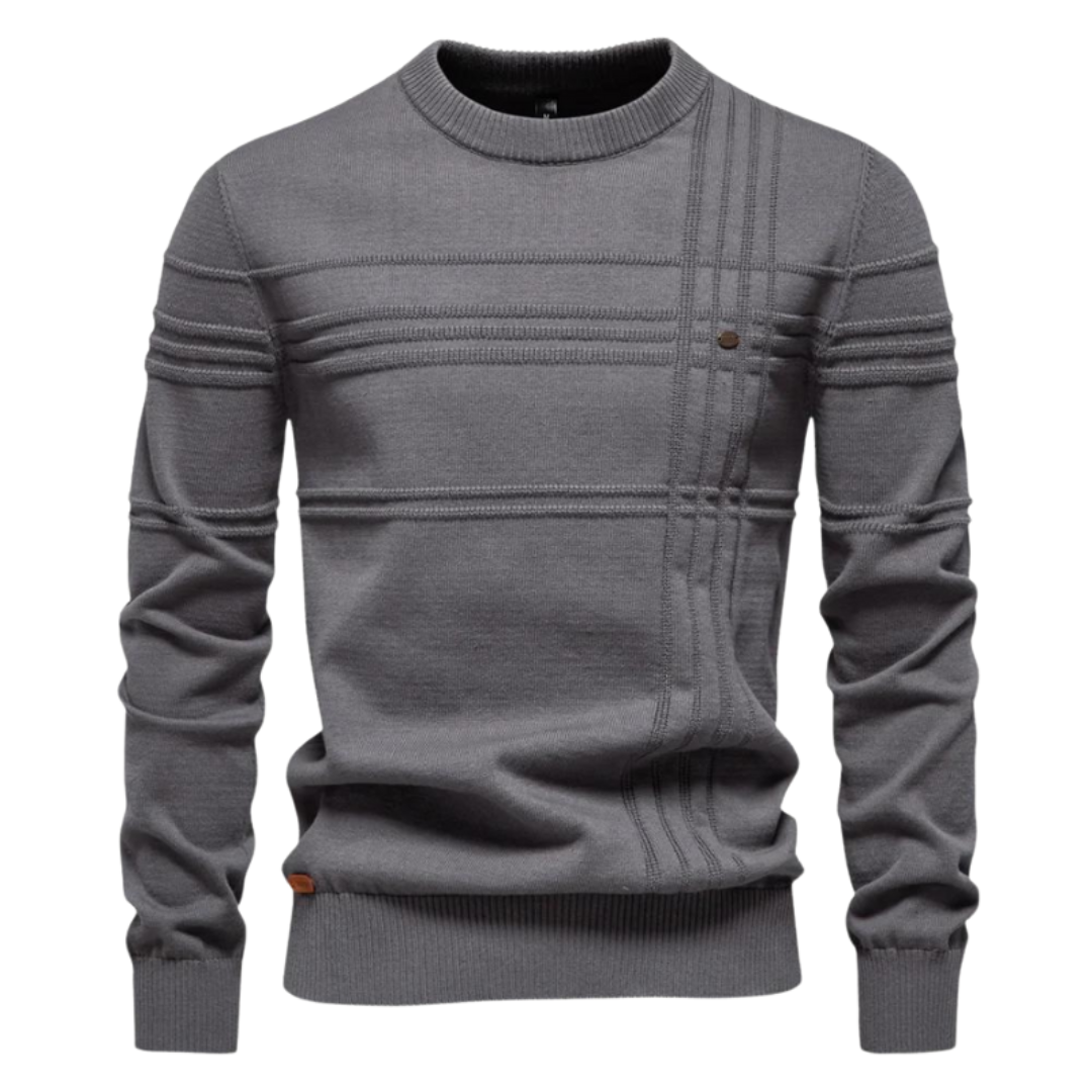 Sawyer - Textured Crewneck Sweater