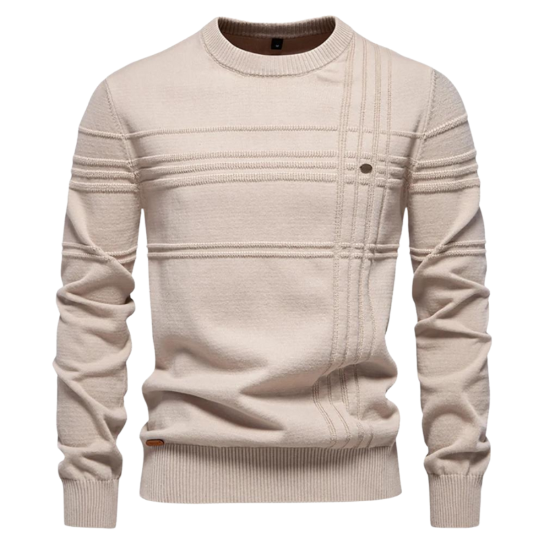Sawyer - Textured Crewneck Sweater