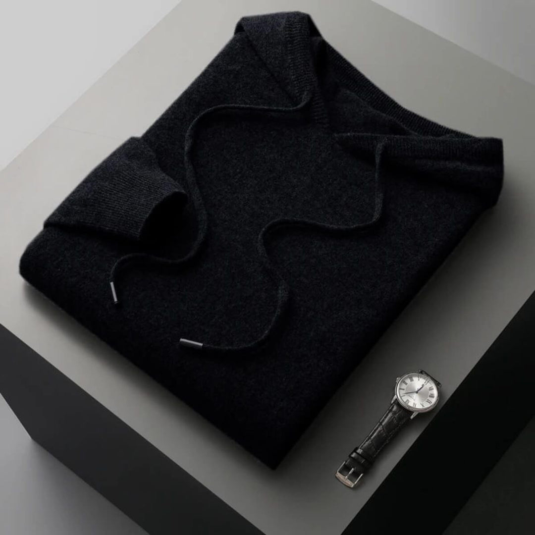 Vaughn - Cashmere Hooded Jumper