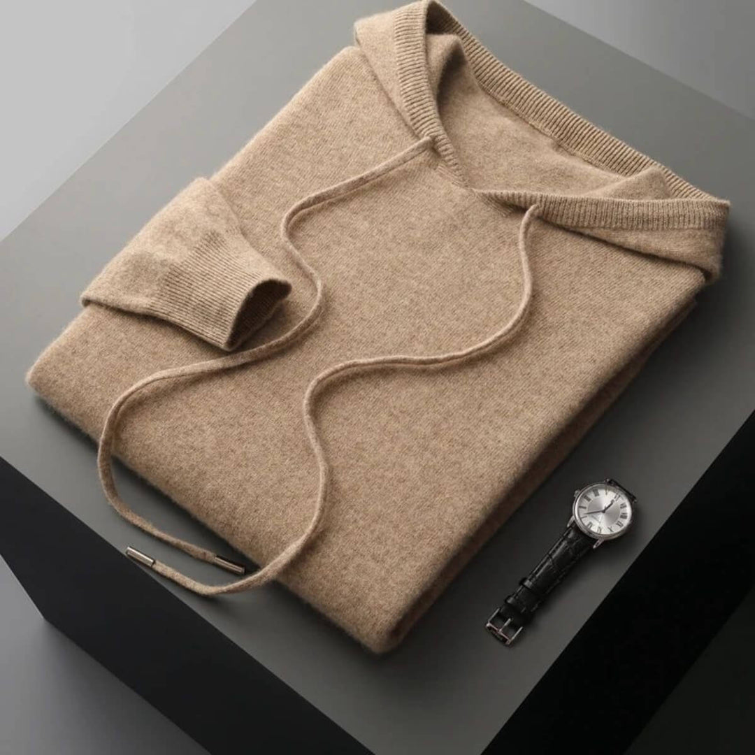 Vaughn - Cashmere Hooded Jumper