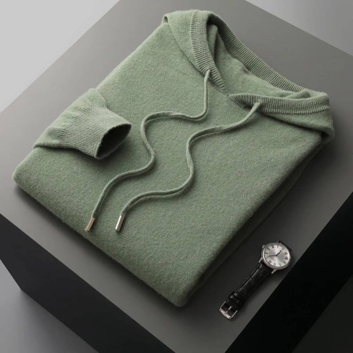 Vaughn - Cashmere Hooded Jumper
