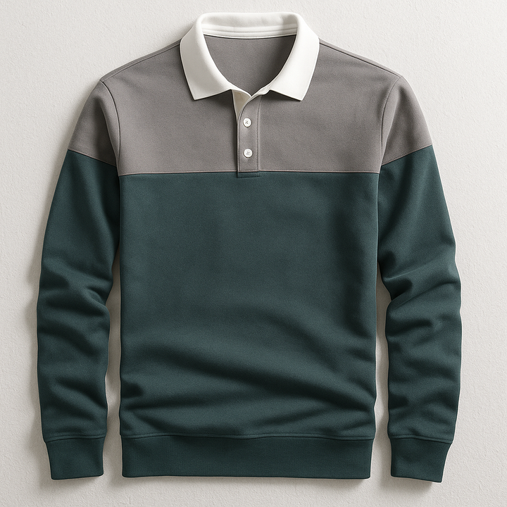 Hudson - Long-Sleeve Rugby Polo