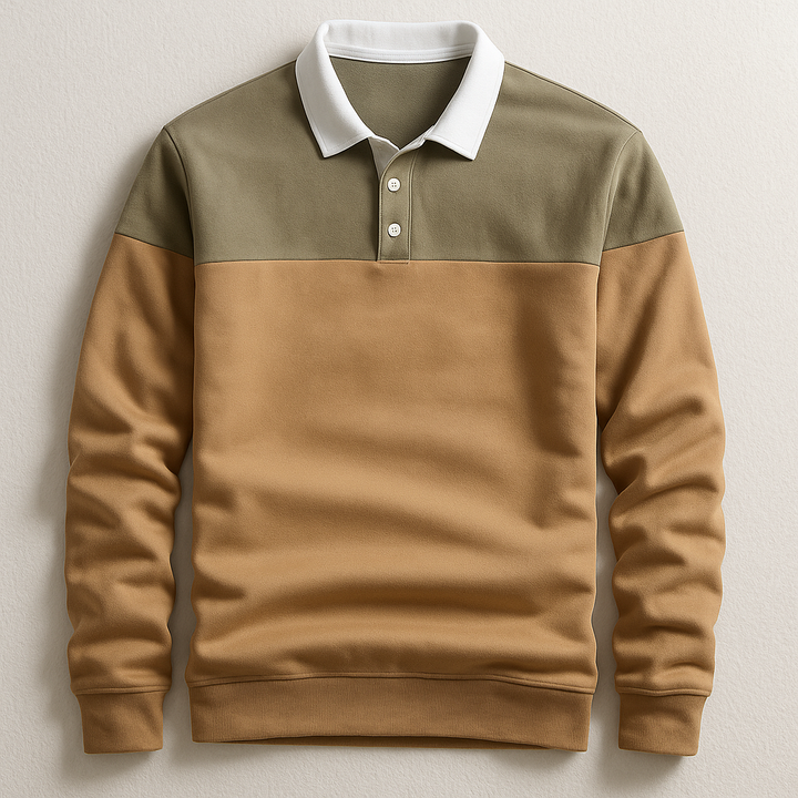 Hudson - Long-Sleeve Rugby Polo