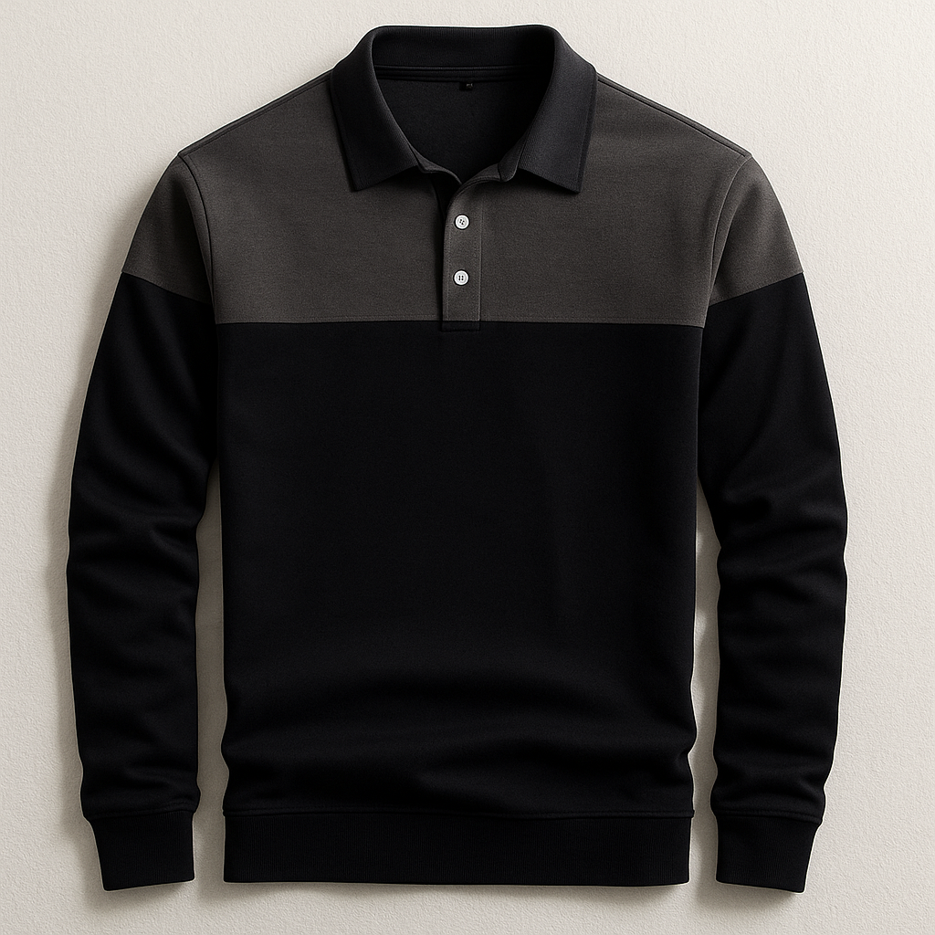Hudson - Long-Sleeve Rugby Polo