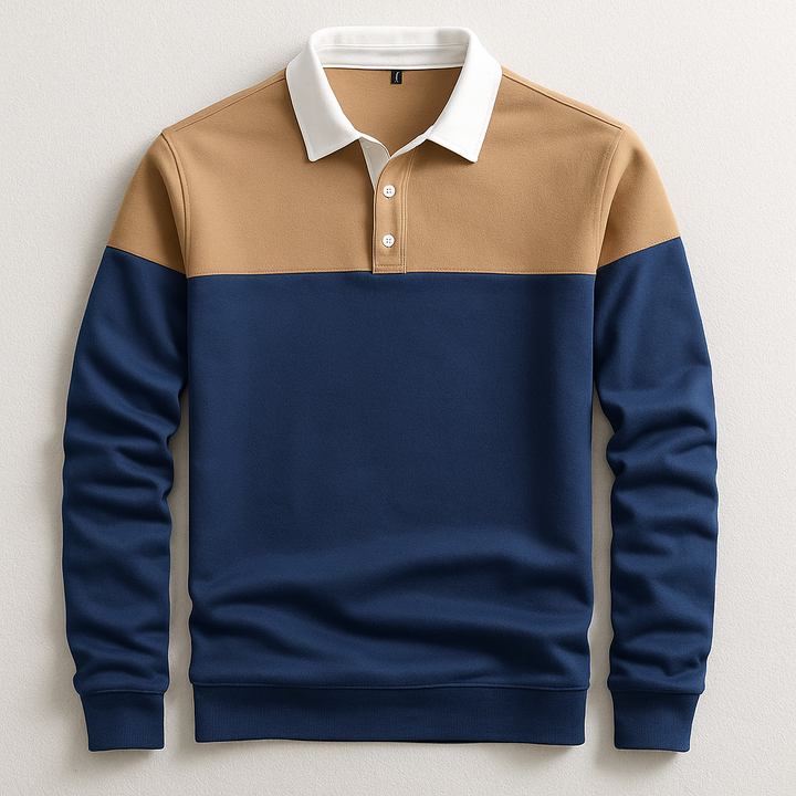 Hudson - Long-Sleeve Rugby Polo