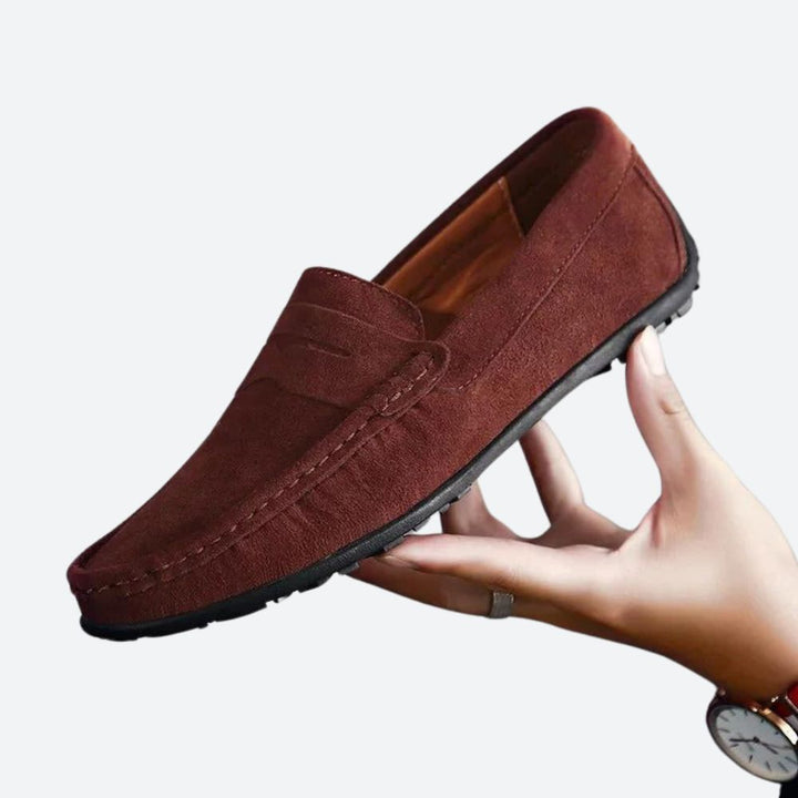 Monroe - Suede Driving Loafers