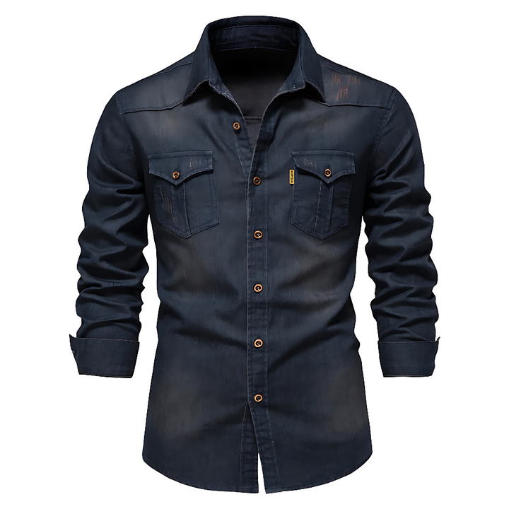 Griffin - Western Denim Top
